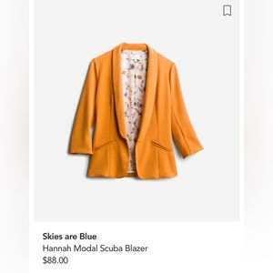 Skies Are Blue Blazer